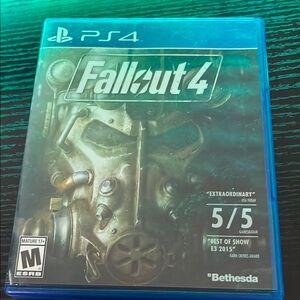 Blue PS4 Fallout 4 Video Game Case